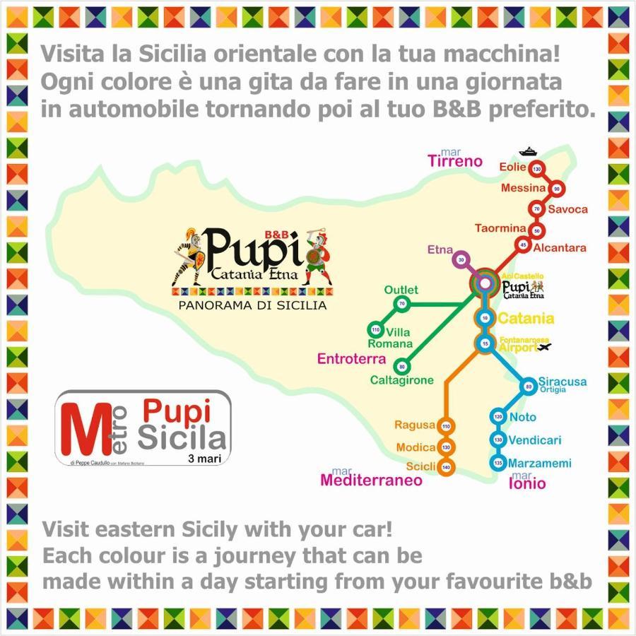 Pupi Catania Etna B&B - #Viaggiosiciliano エクステリア 写真